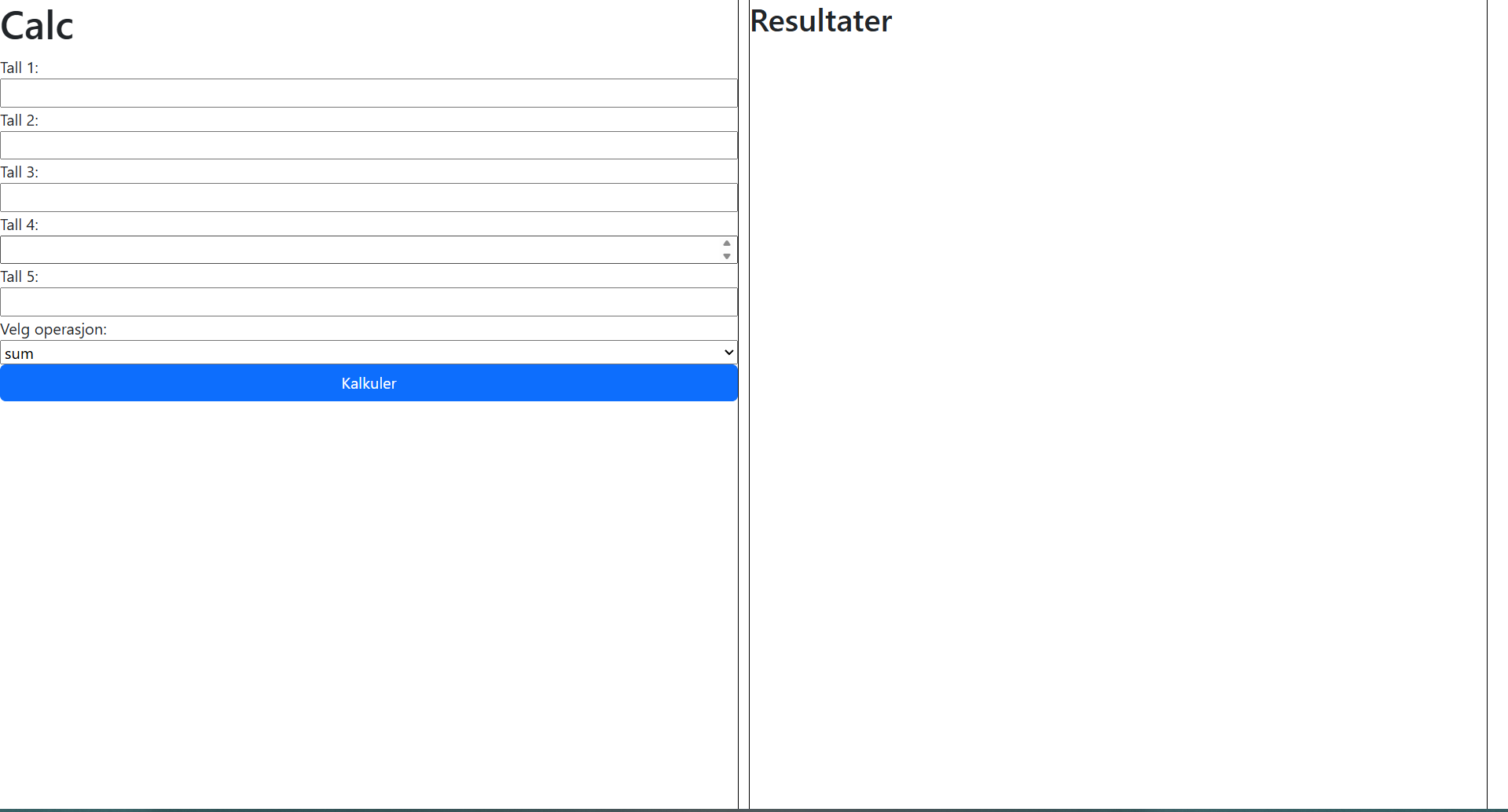 Preview bilde av JavaScript Oppgave 2